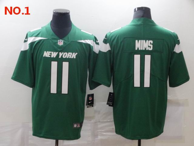 Men's New York Jets #11 Denzel Mims Jerseys-3